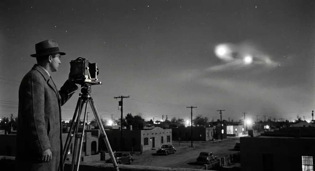 Rhodes UFO Night Shot