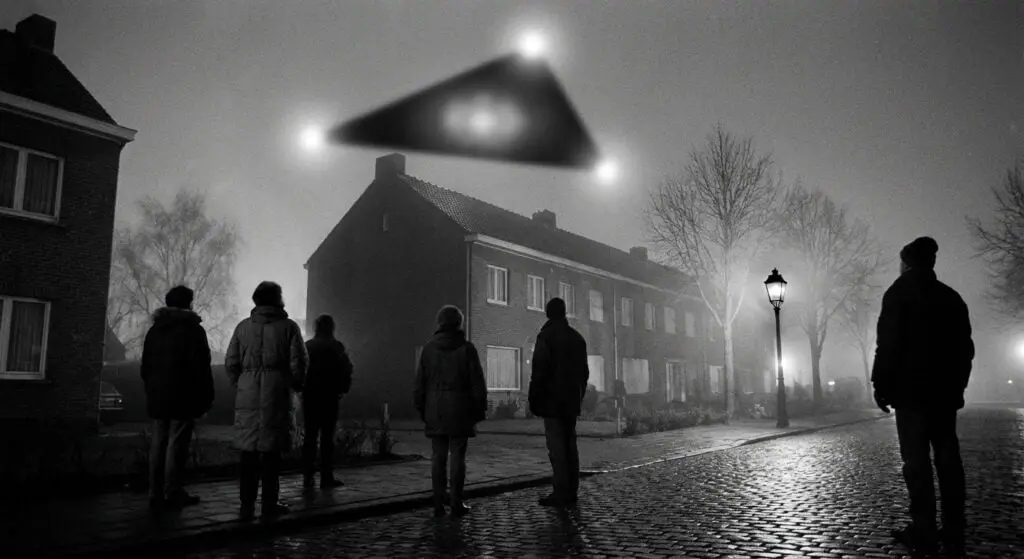 Belgian night sky triangle wave