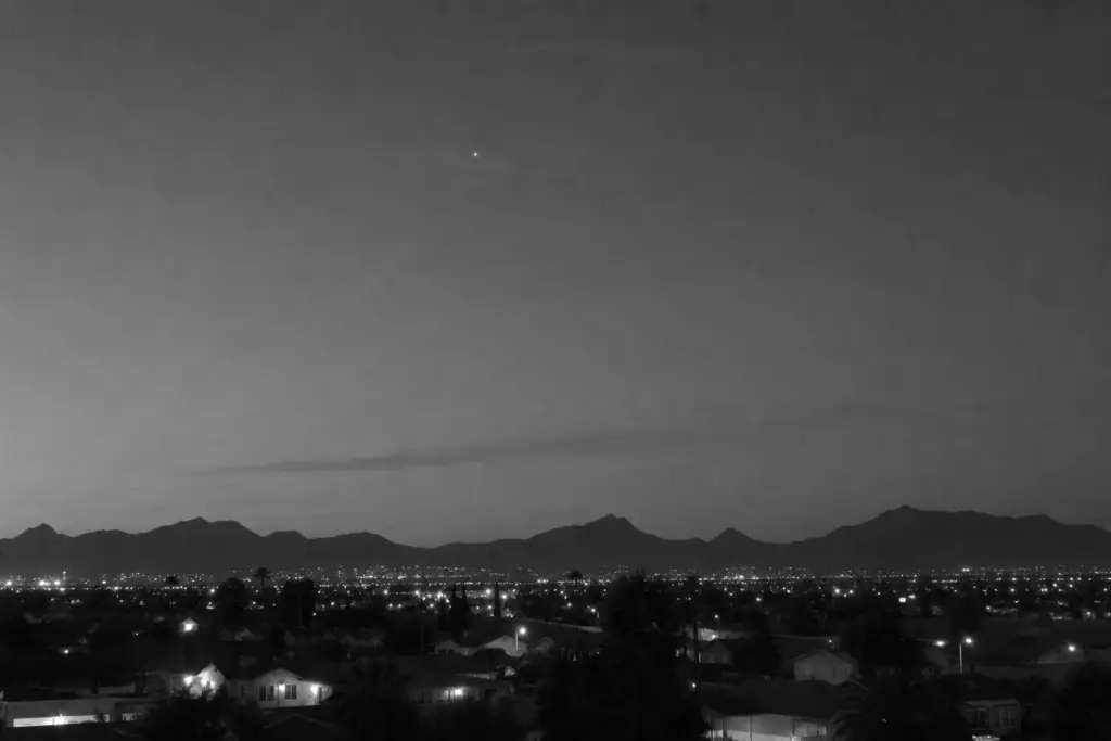 Bright object over Phoenix