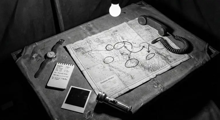 Plain timeline evidence board