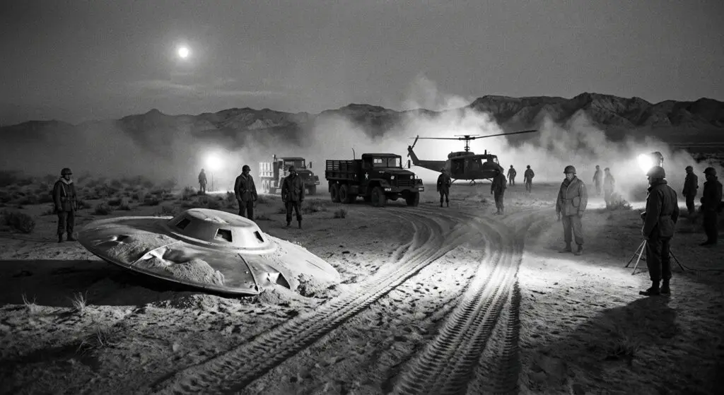 Desert recovery at night