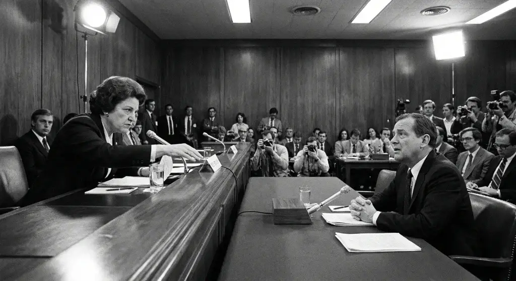 Illustration for Gillibrand Questions AARO Director Kosloski at 2024 Senate UAP Hearing
