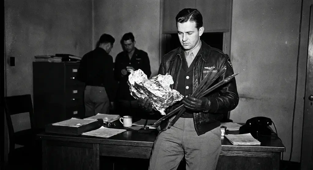 Illustration for Jesse Marcel and the Debris Claims Behind the 1947 Roswell Story