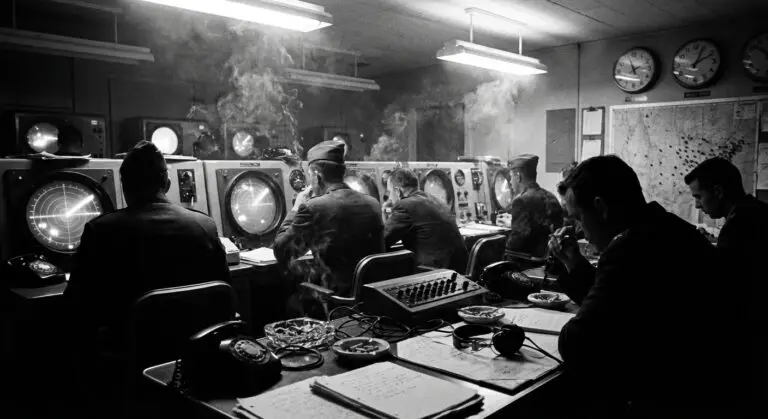Cold War radar room