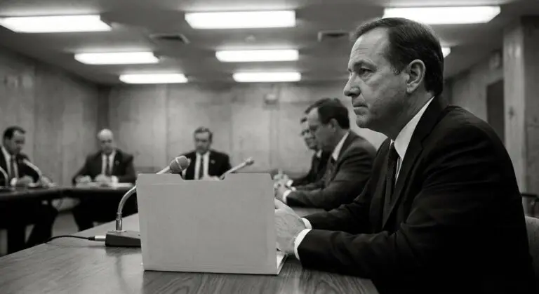 Official posture: briefing room