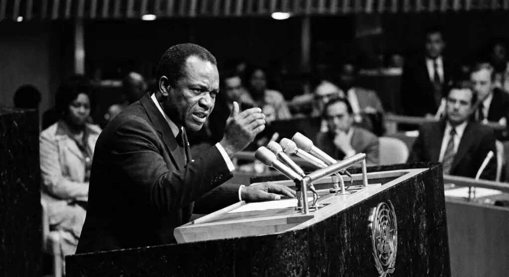Gairy at the UN, 1977