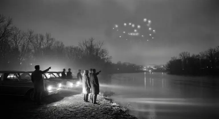 UFO Wave Over the River