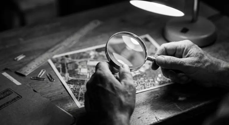 Evidence Standards: Magnifier on Photo
