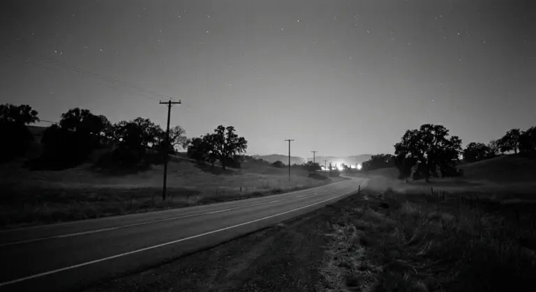 Red Bluff Highway Night Setting
