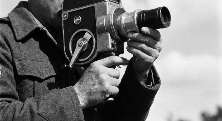 Navy Photographer Filming