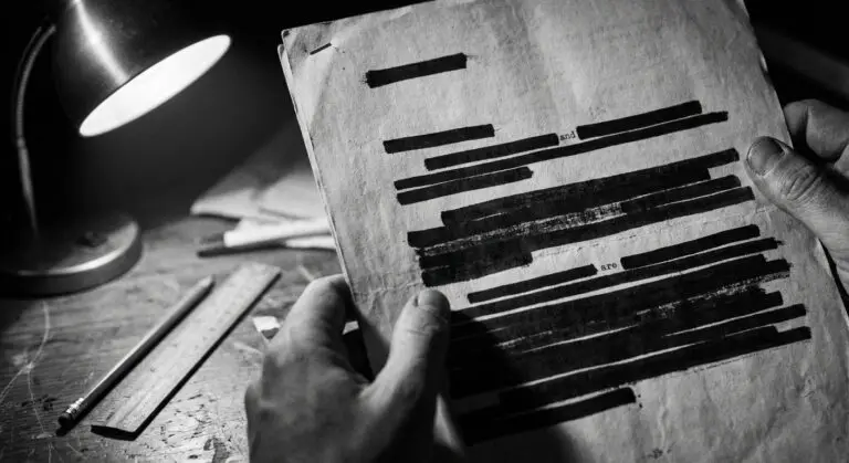 Inside the pages: redactions