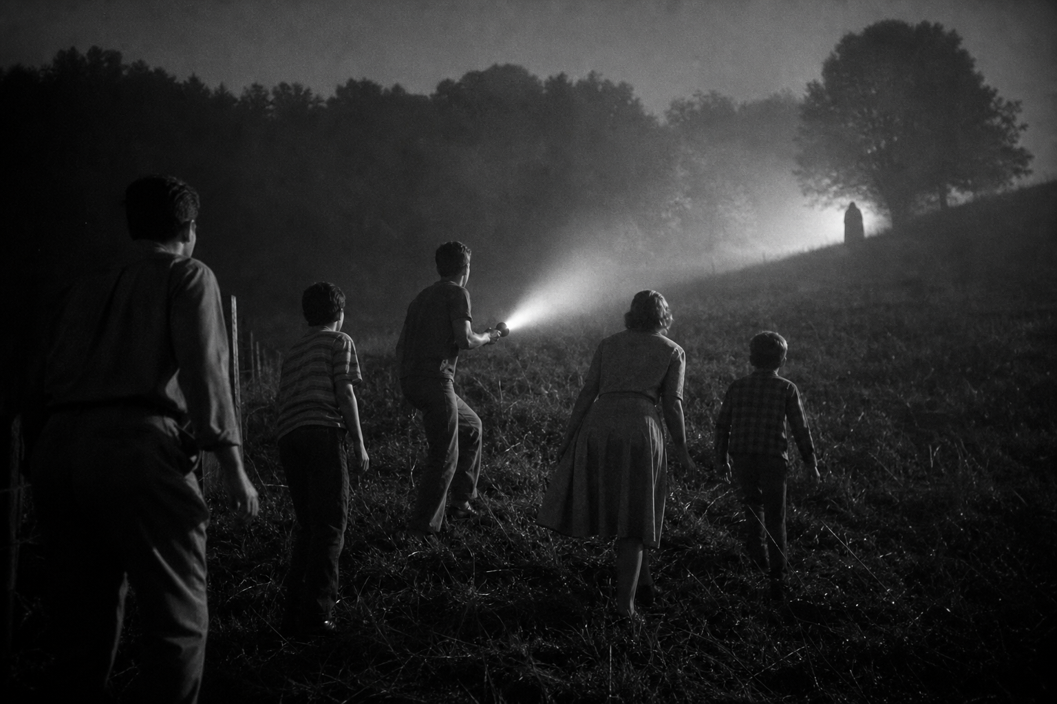 Night Search on the Flatwoods Hillside