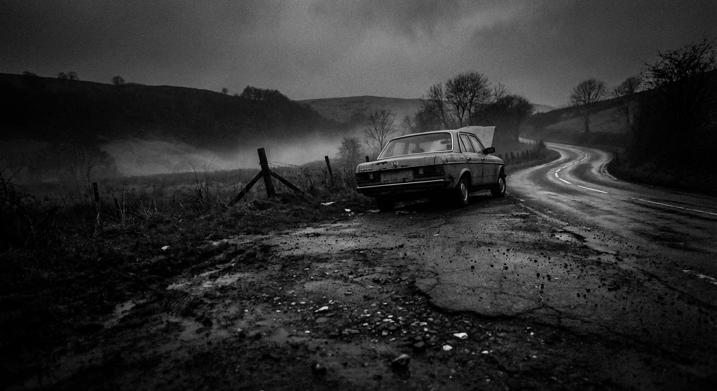 Aftermath on a Country Lane