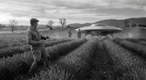 Valensole field encounter at dawn