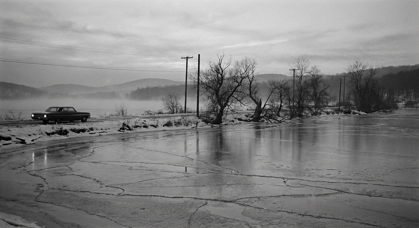 Wanaque Reservoir 1966 establishing shoreline