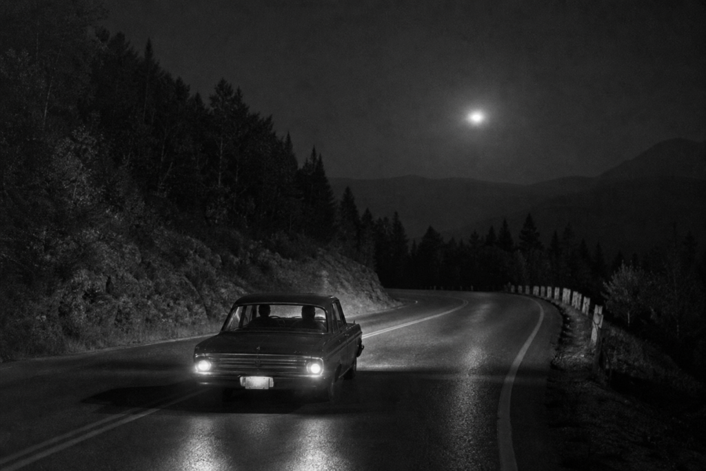 Night Drive Through New Hampshire