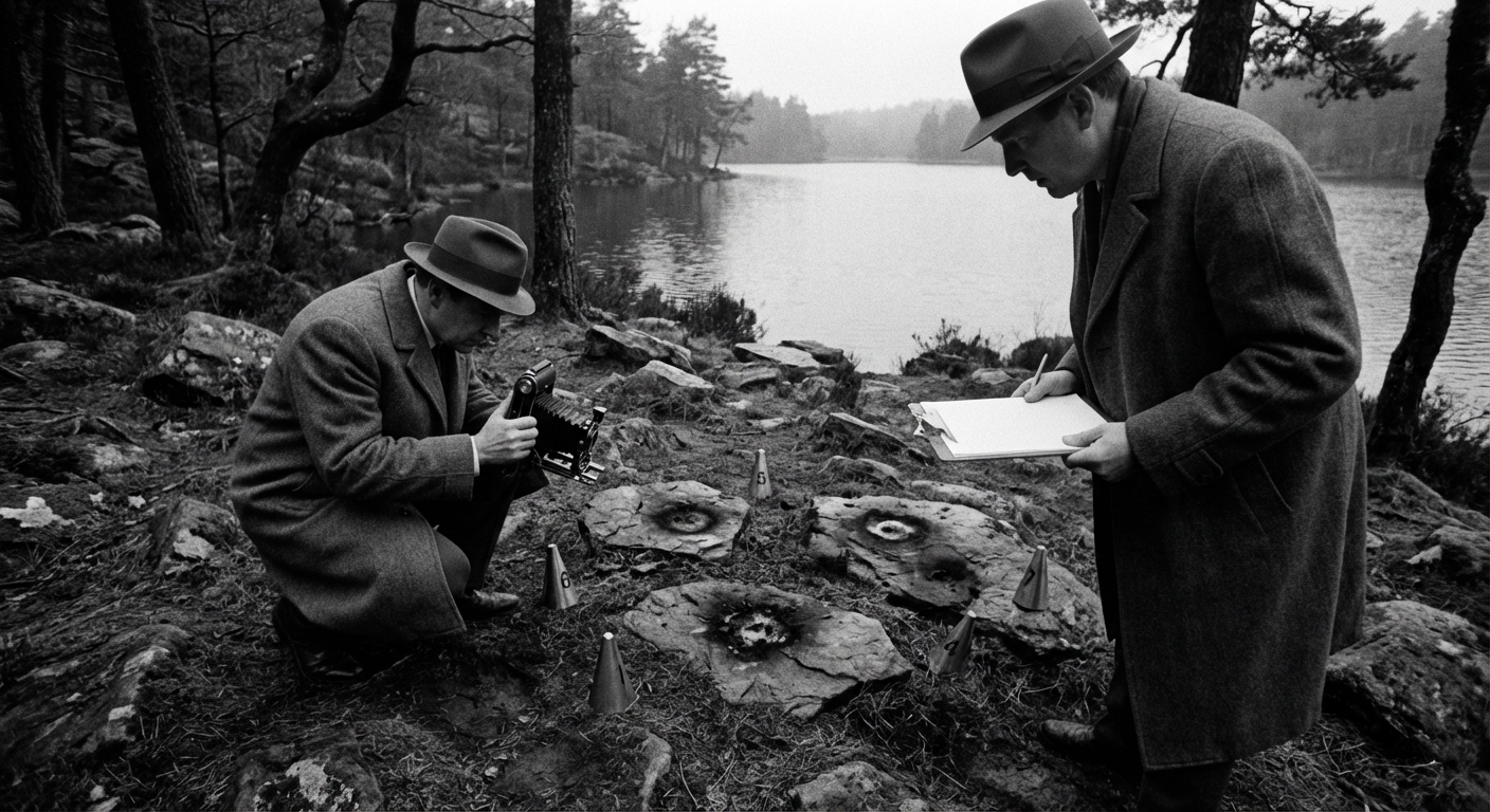 Investigation at the site
