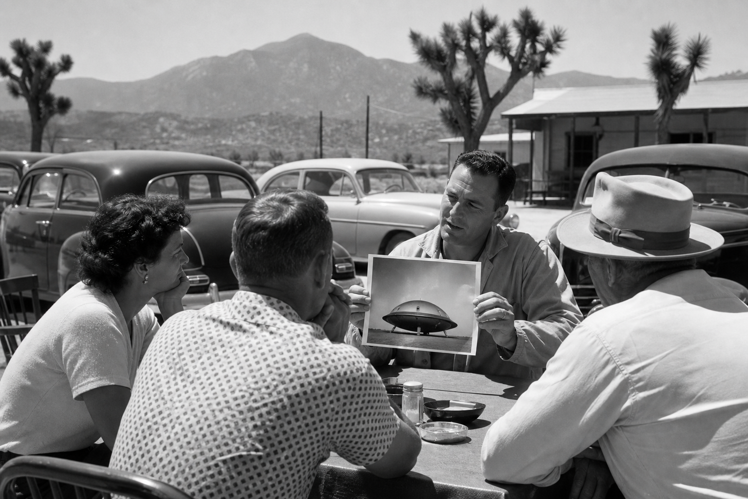 Palomar Gardens UFO Photograph