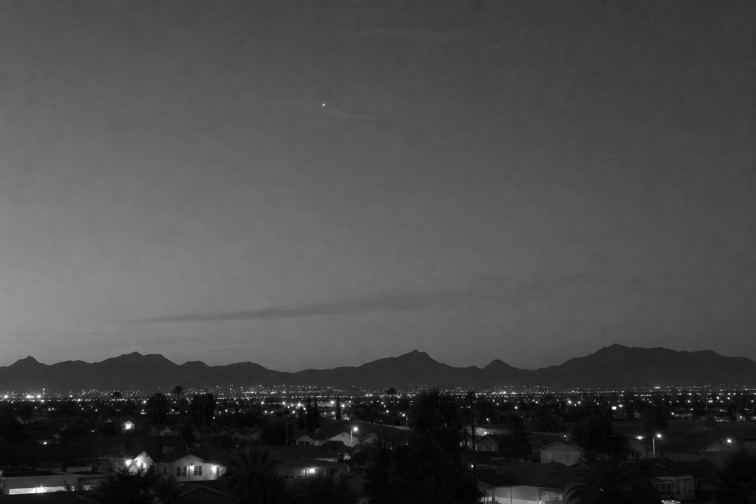 Bright object over Phoenix