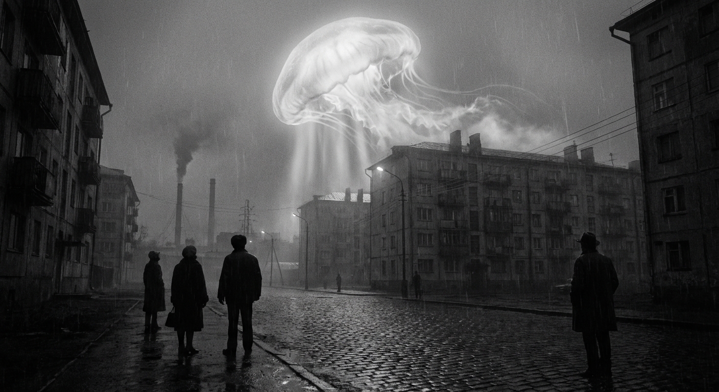 Jellyfish UFO Over Petrozavodsk