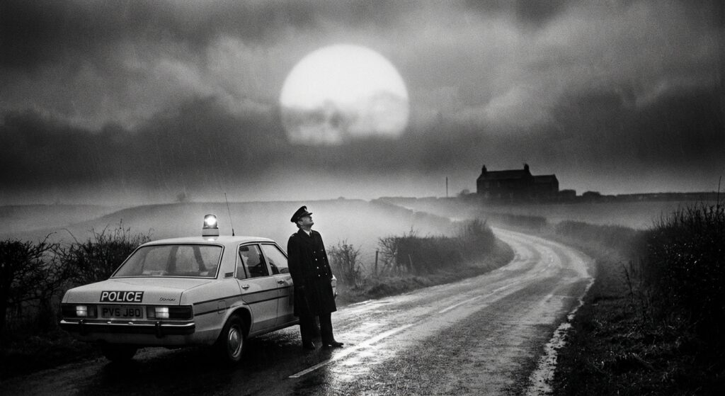 Patrol Car Under Strange Light