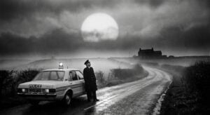 Patrol Car Under Strange Light