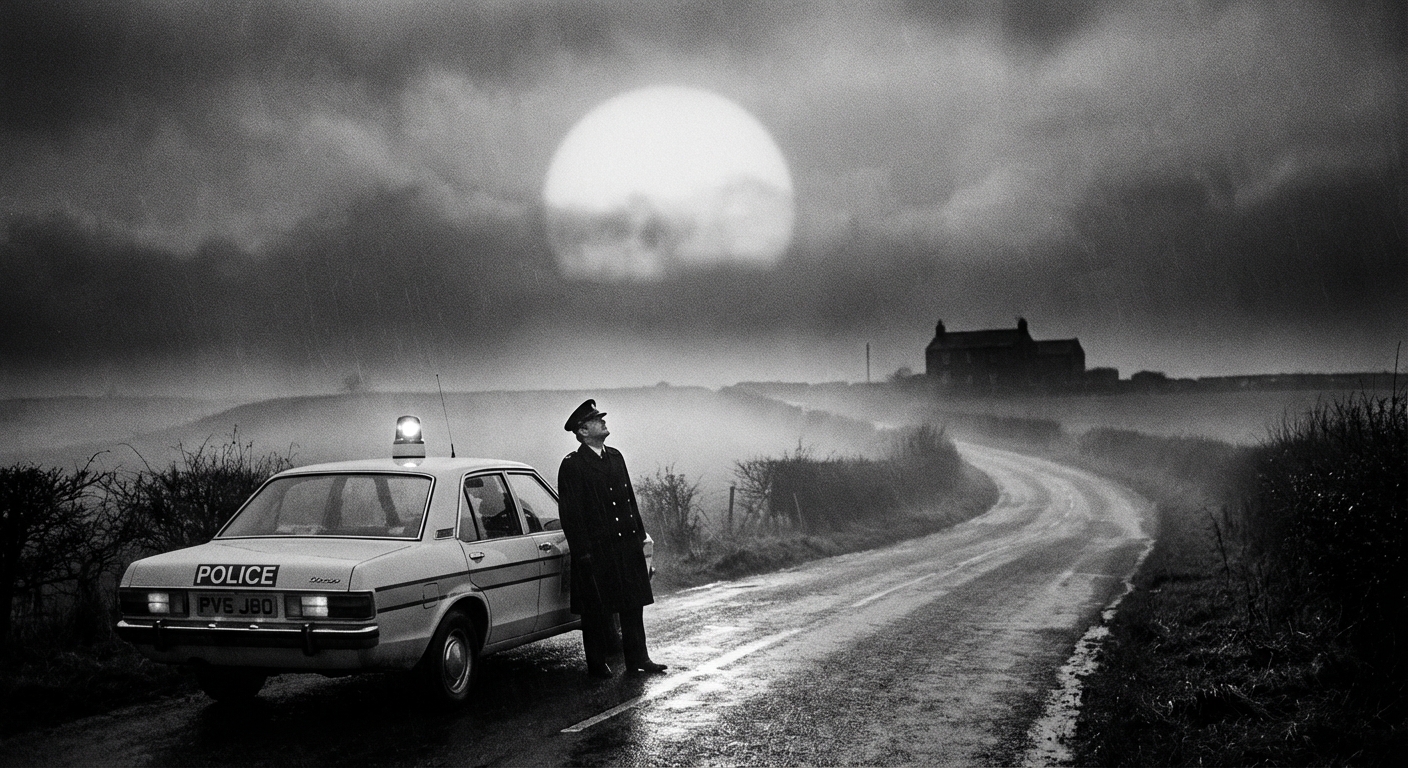 Patrol Car Under Strange Light