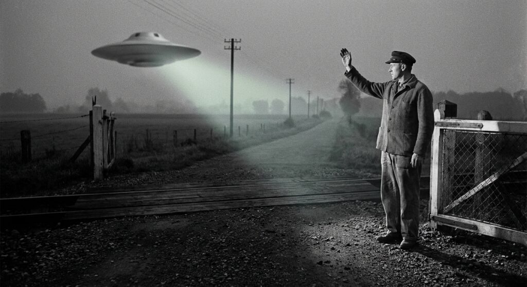Railway beam encounter, 1954