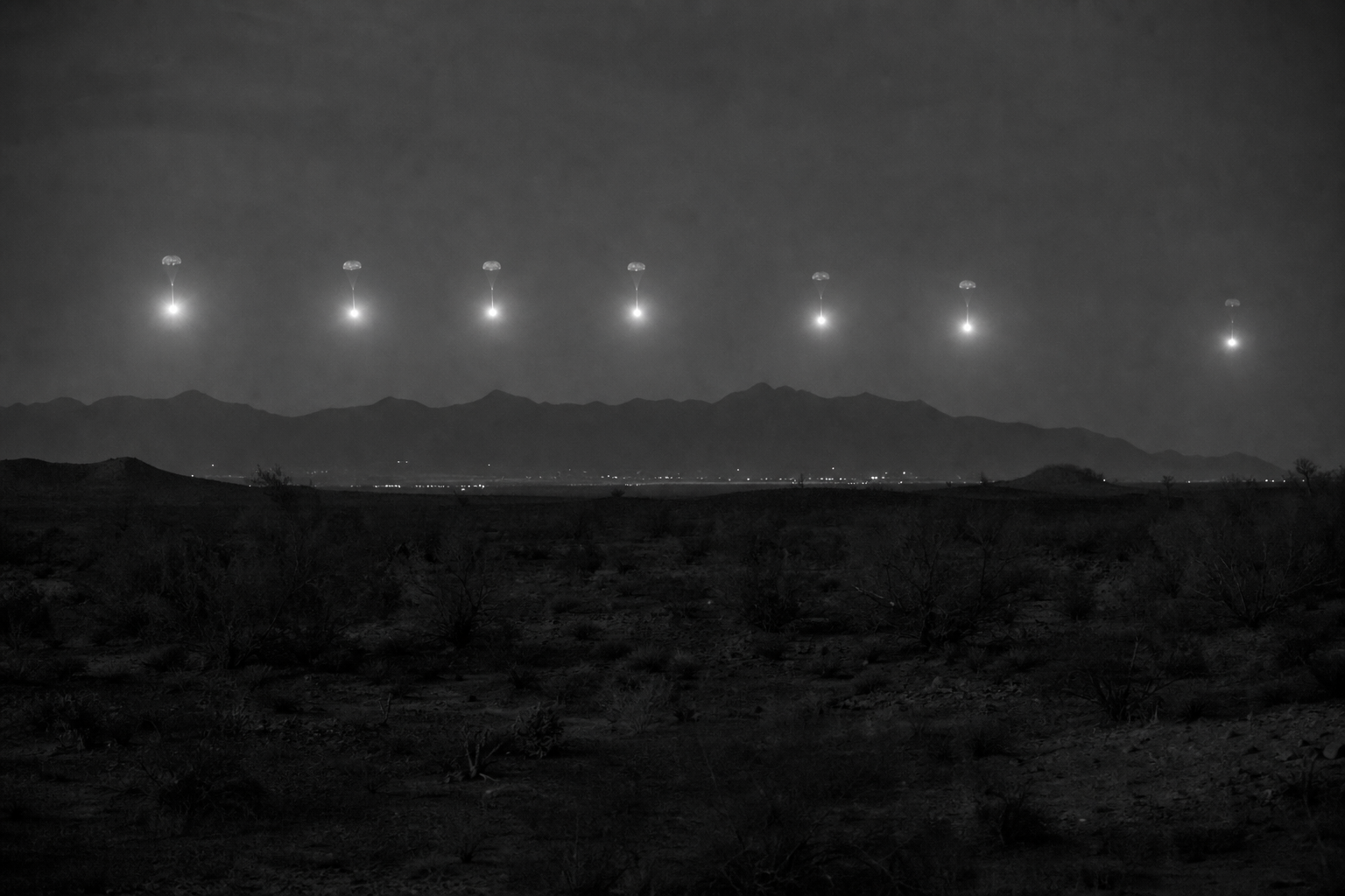 Distant Military Flares