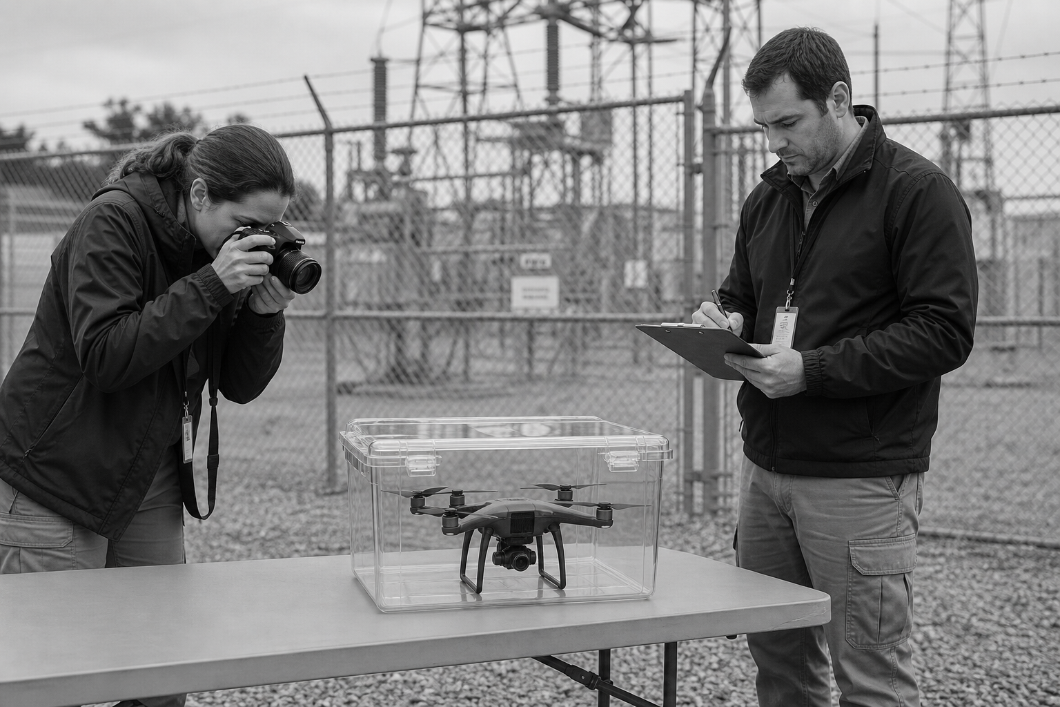 Drone Investigation Near Critical Infrastructure