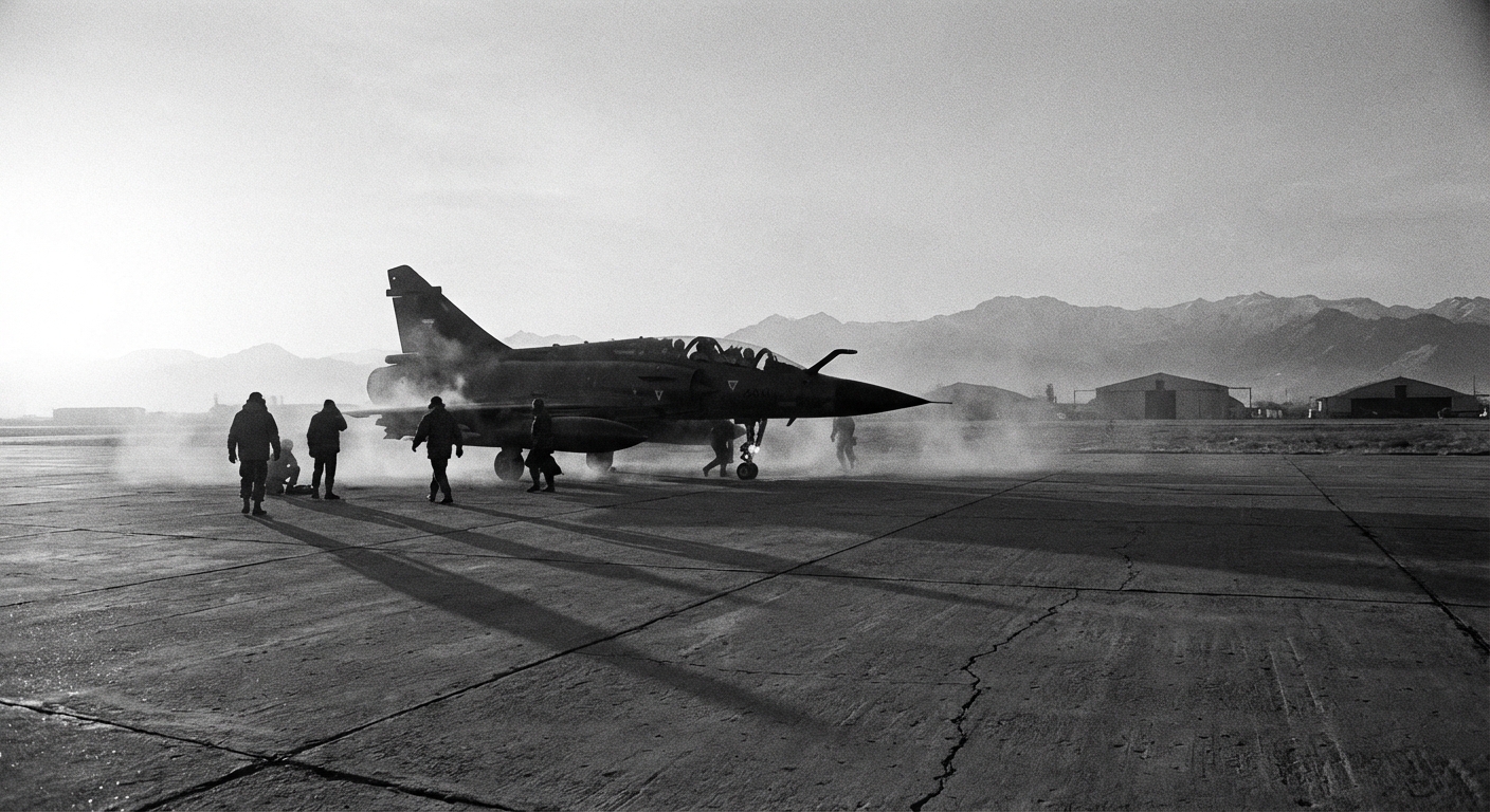 Scramble on the tarmac