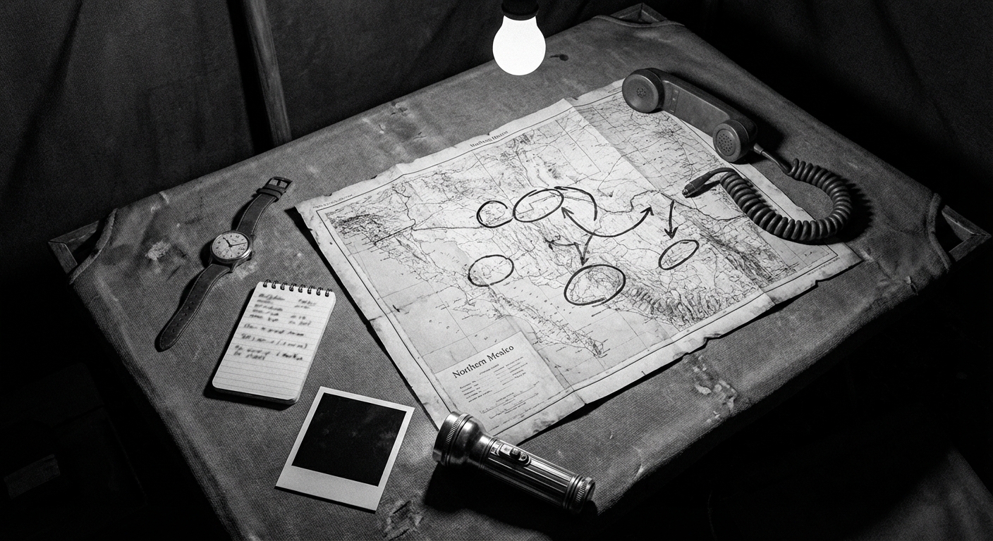 Plain timeline evidence board