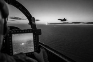 Navy infrared targeting-pod view