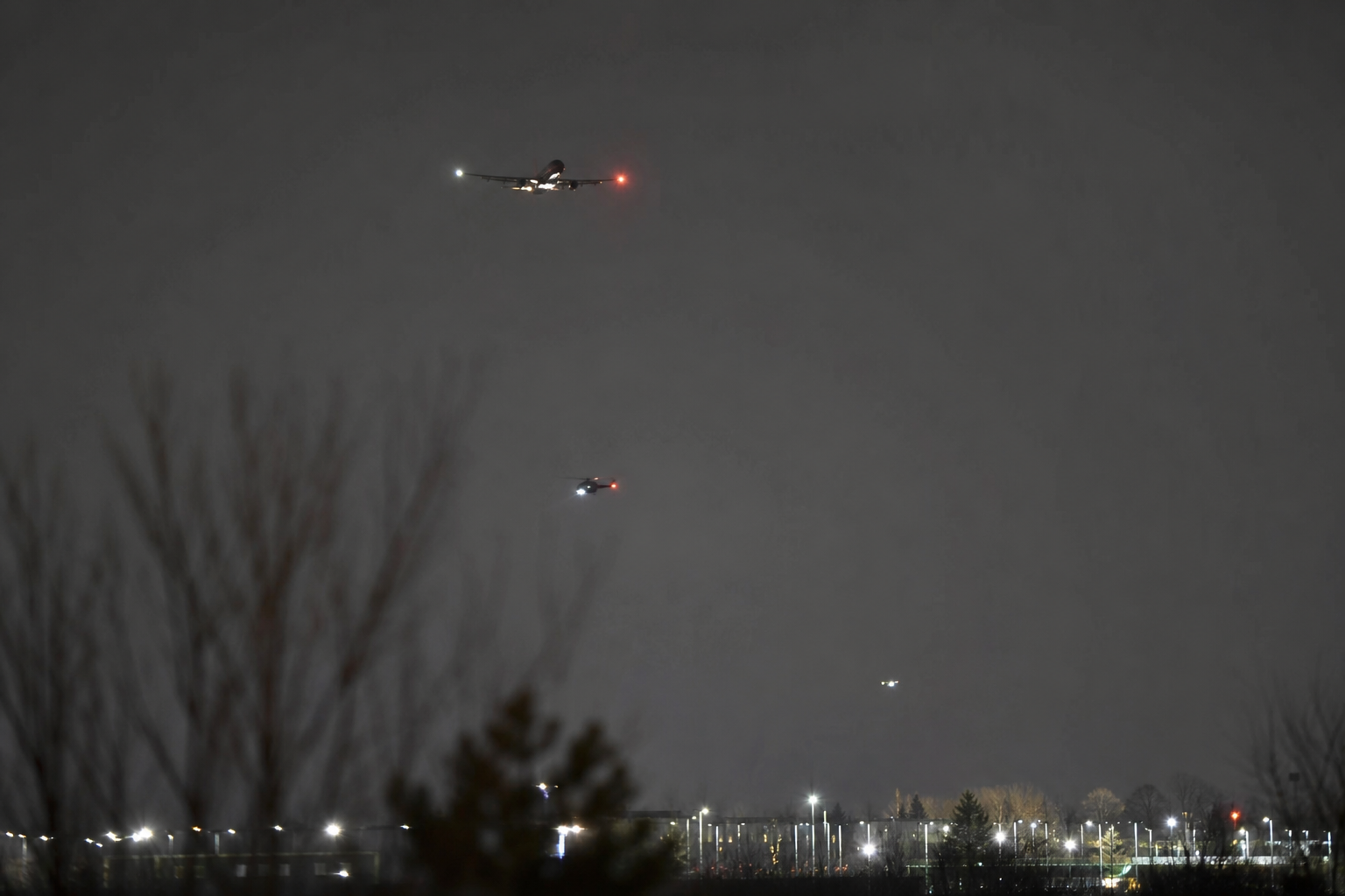 Ordinary Aircraft at Night