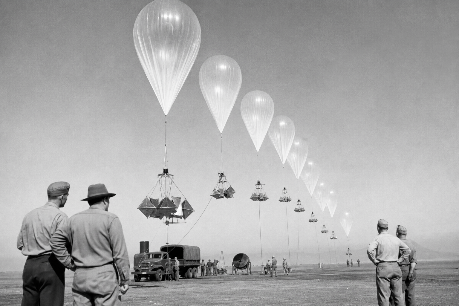 High-Altitude Balloon Train