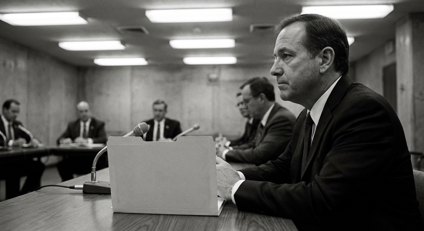 Official posture: briefing room