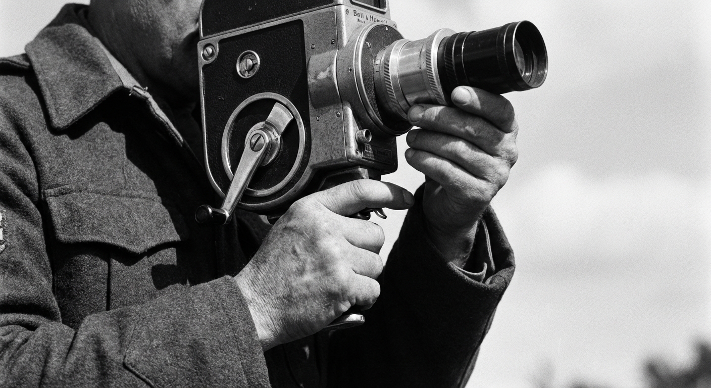 Navy Photographer Filming