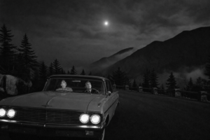 Night Drive Through Franconia Notch