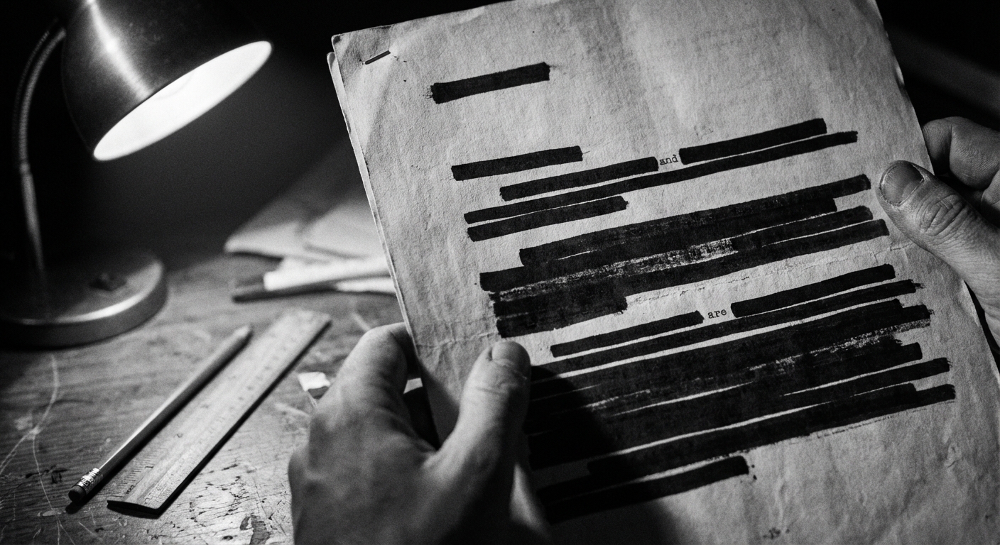Inside the pages: redactions