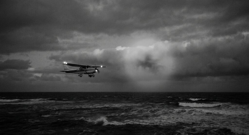 Cessna Over Bass Strait