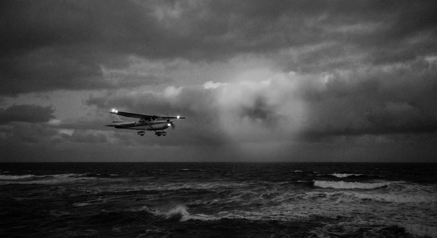 Cessna Over Bass Strait