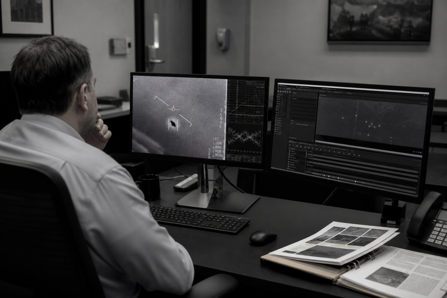 Analyst Reviewing an Unresolved Sensor Record