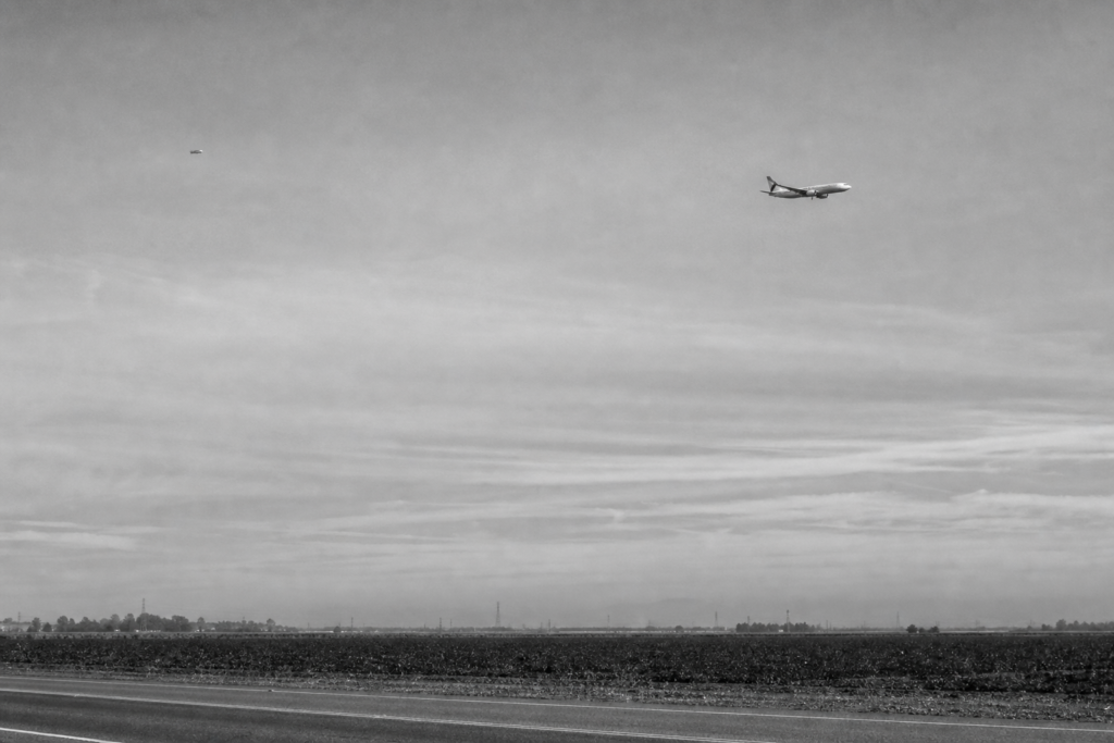 Two Separate Objects Over Patterson