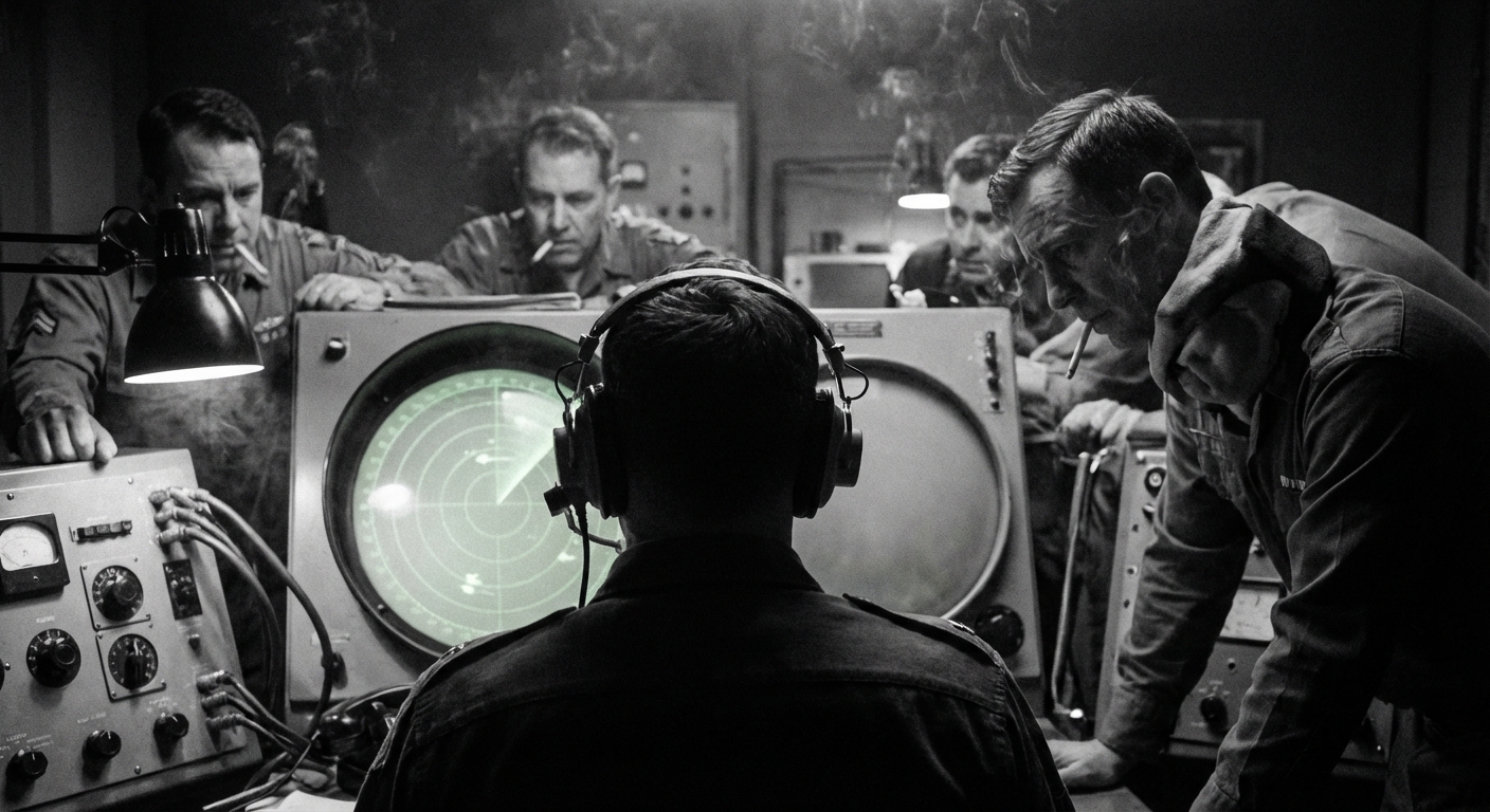 Cold War radar room