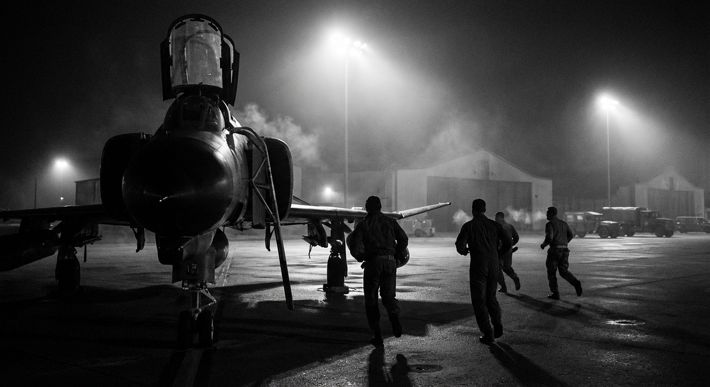Cold War Tehran airbase scramble