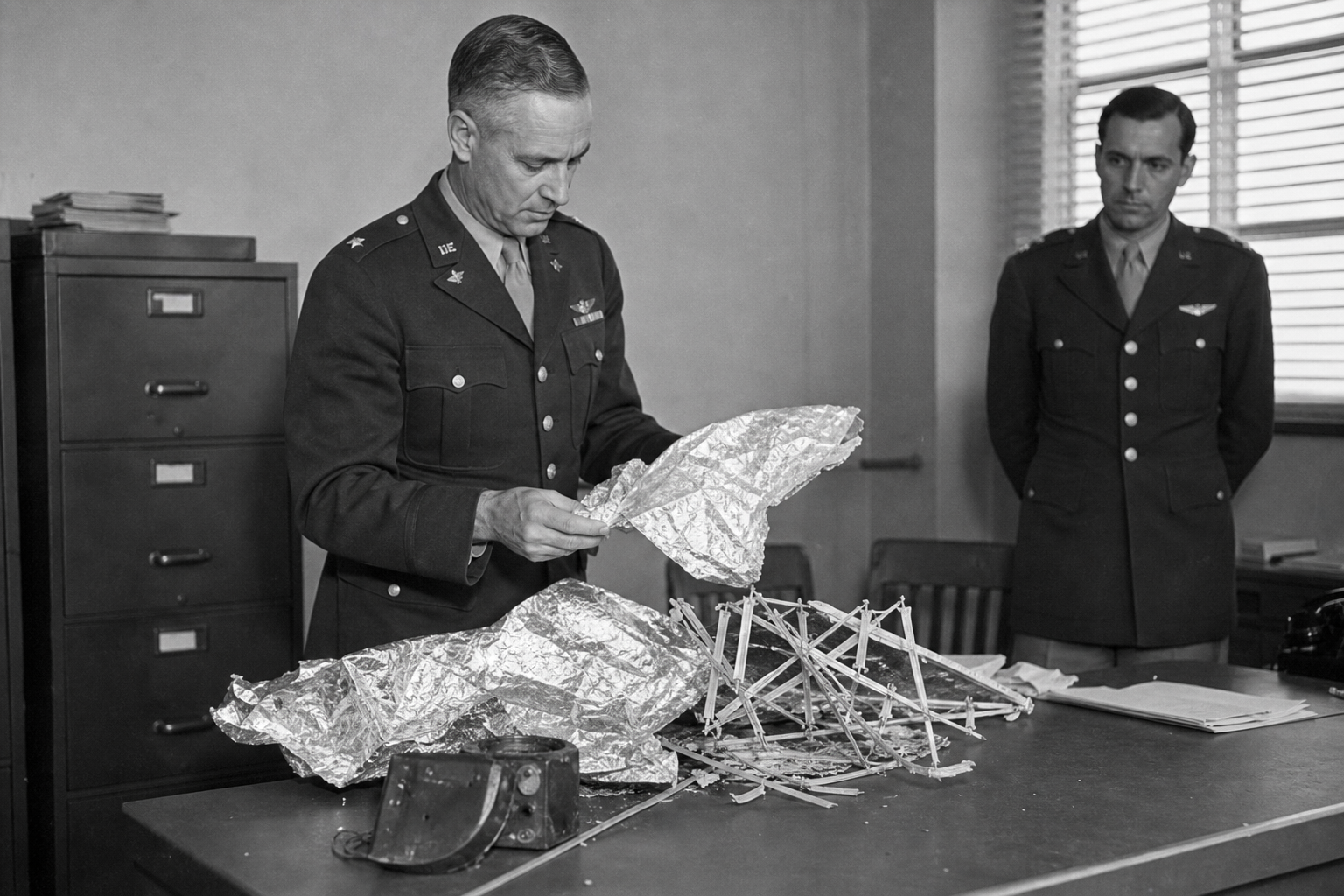 Roswell Debris Inspection, 1947