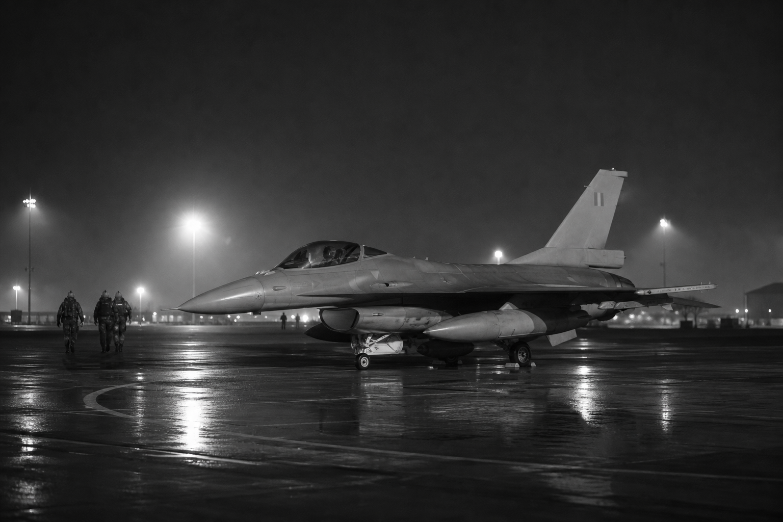F-16 response at night