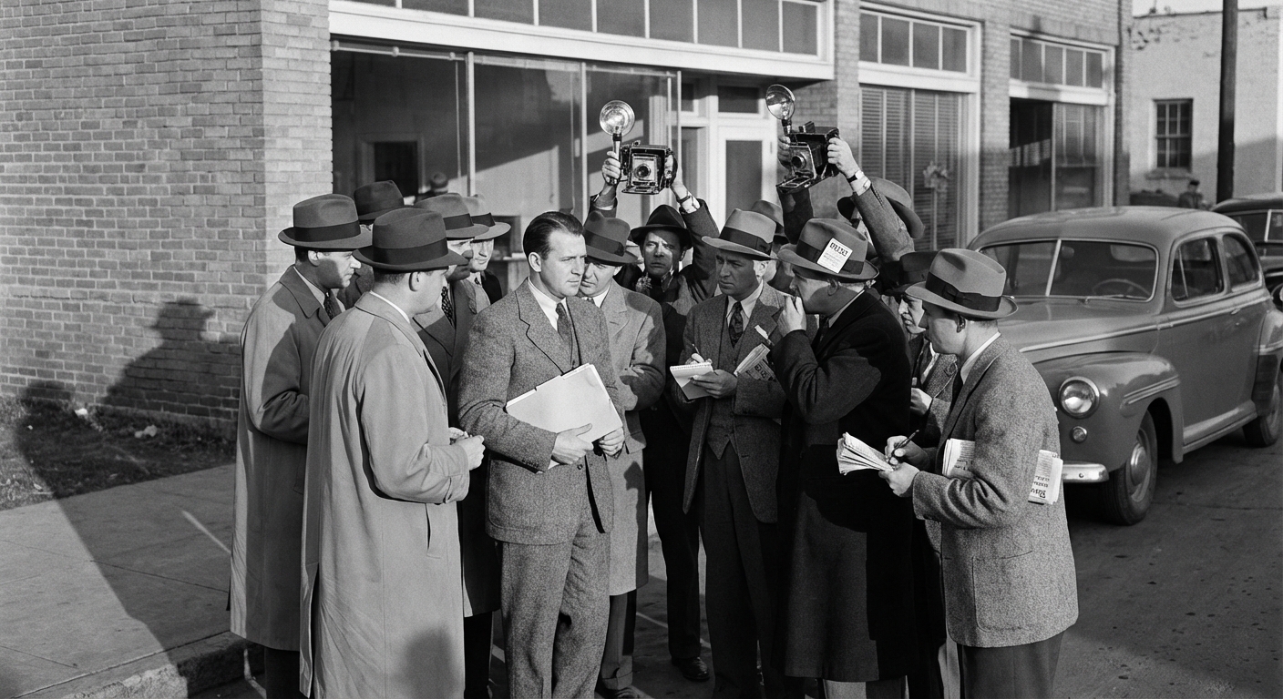 Press frenzy and rumor economy