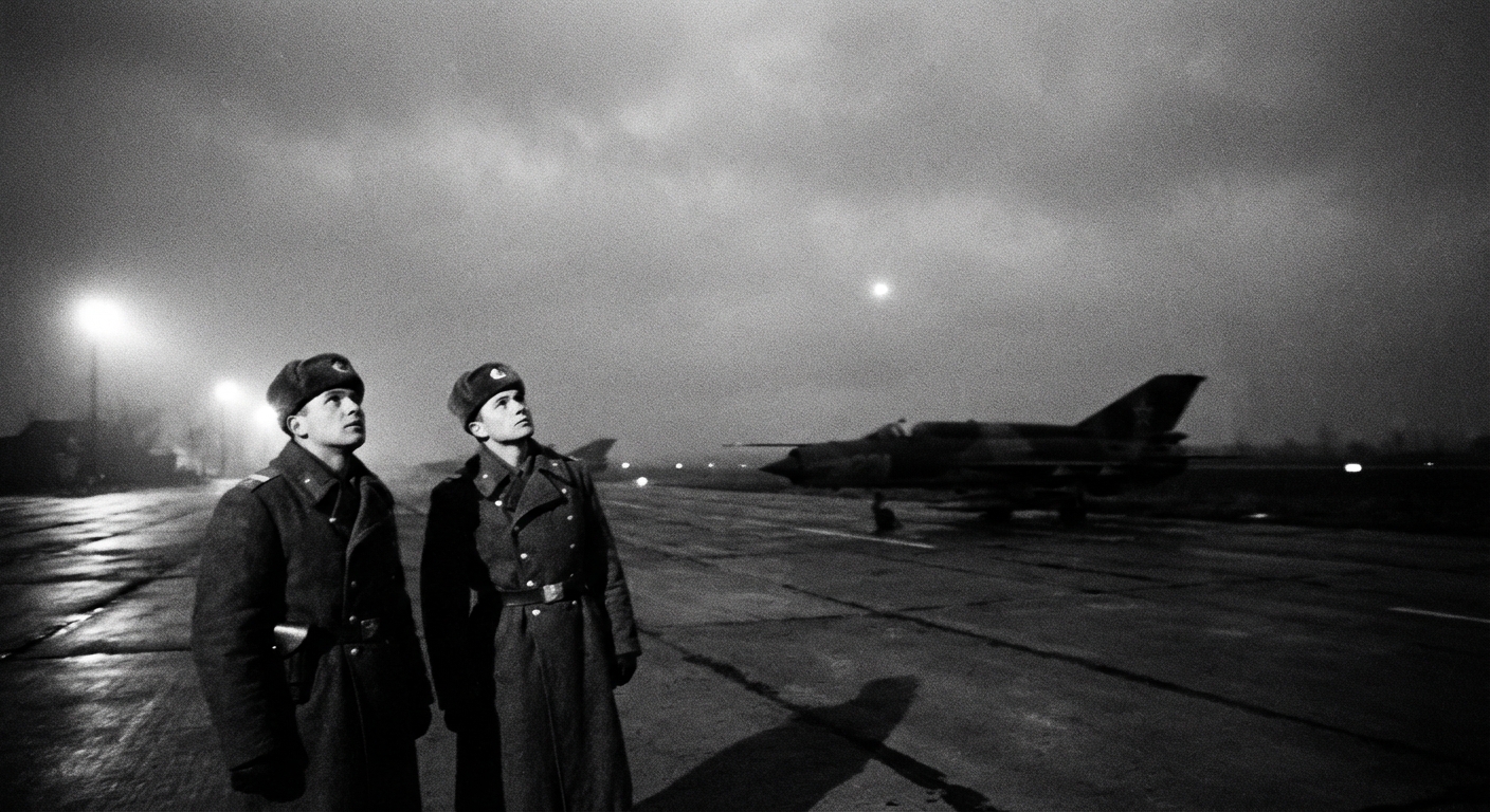 Military sighting over airfield