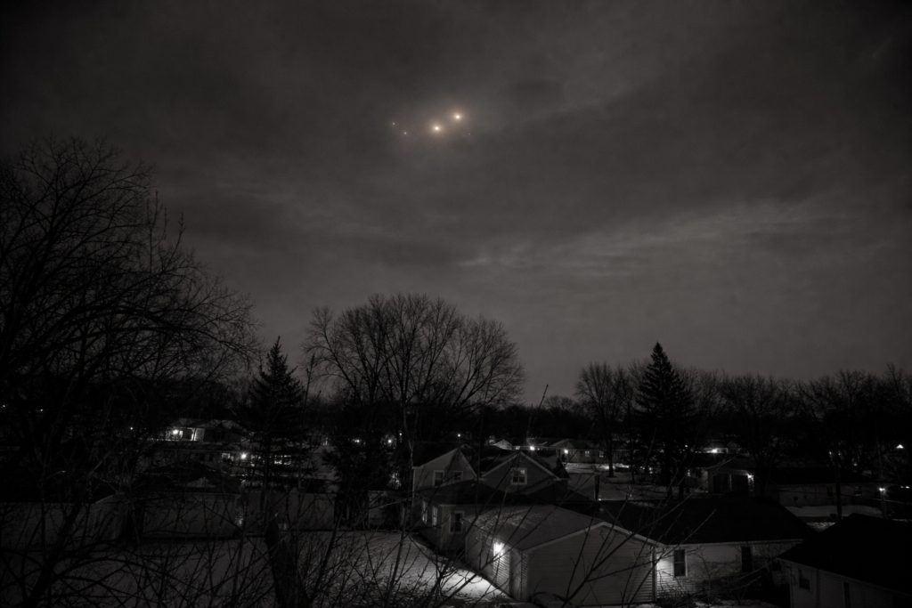 Ambiguous lights over Janesville